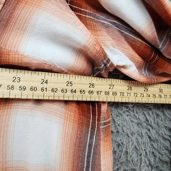 Cato Shirt Womens Plus Size 22/24W Red Plaid Pullover Blouse - Picture 6 of 9